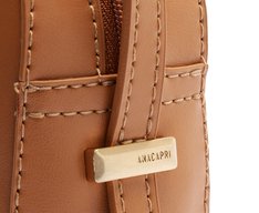Bolsa Tiracolo Média Retangular Minimal Marrom