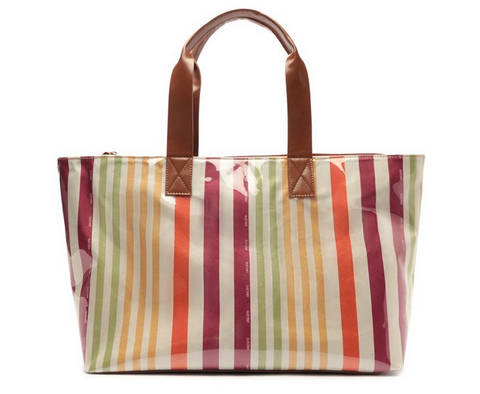 Bolsa Shopping Grande Listrada Tons Laranja