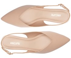 Sapatilha Slingback Salto Bloco Corte Triangular Rosa