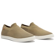 Tênis Slip On Knit Mono Verde