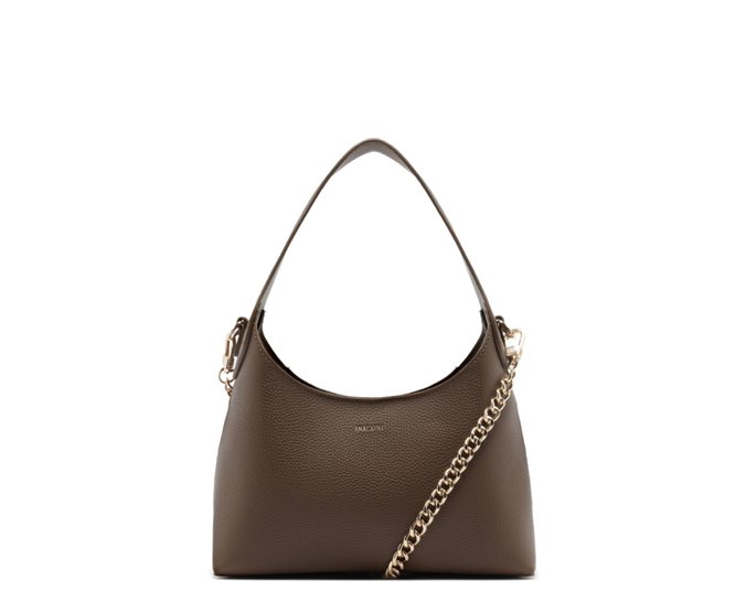 Bolsa Tiracolo Média Boho Corrente Marrom Cinnamon