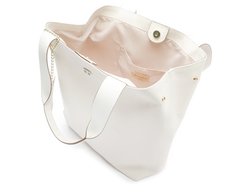 Bolsa Shopping Grande Maxi Porta-Cartão Branca
