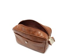 Bolsa Tiracolo Pequena Duetto Marrom