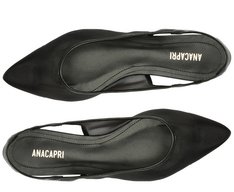 Sapatilha Slingback Telinha Preta