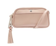 Bolsa Tiracolo Média Maxi Barbicacho Rosa