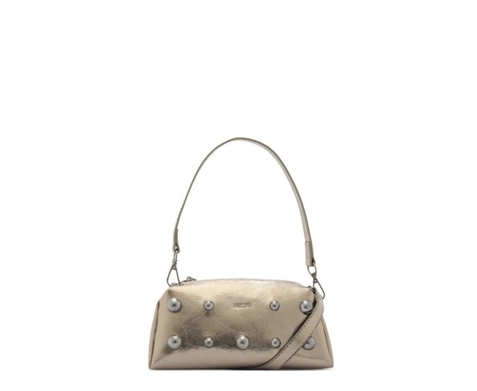 Bolsa Tiracolo Pequena Doots Prateada