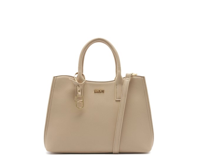 Bolsa Tote Média Floater Pingente Cápsula Cinza