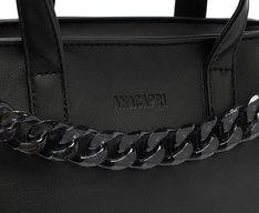 Bolsa Tote Pequena Corrente Preta