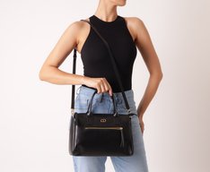 Bolsa Tote Média Urban Night Preta