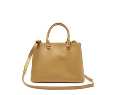 Bolsa Tote Média Divisórias Bege