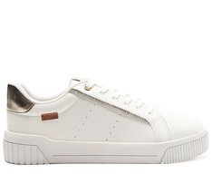 Tênis Strass Branco E Dourado