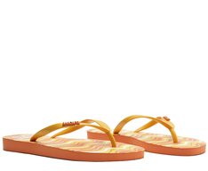 Chinelo de Dedo Ondas Sundown Laranja