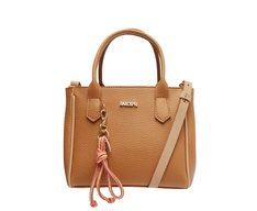 Bolsa Média Tote Caramella Marrom