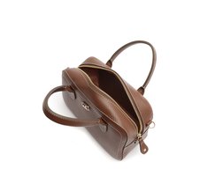 Bolsa Tote Média Costura Marrom