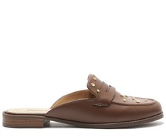 Mule Pala Tachas Marrom