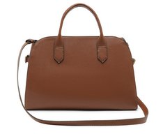 Bolsa Tote Grande Zíper Helena Marrom