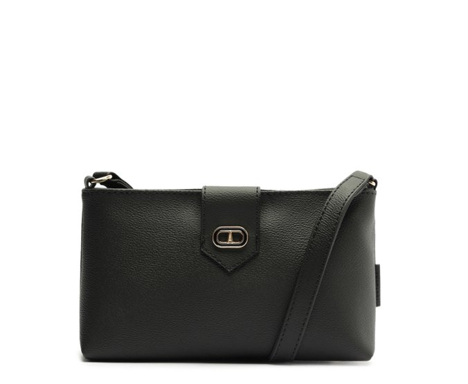 Bolsa Tiracolo Pequena Cápsula A Preta