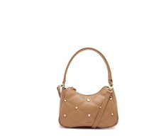 Bolsa Tiracolo Pequena Baguete Trendy Beats Bege