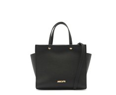 Bolsa Tote Média Croco Preta