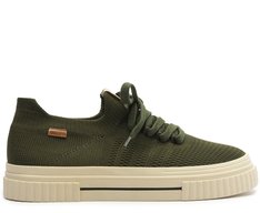 Tênis Knit Sola Alta New Alê Verde