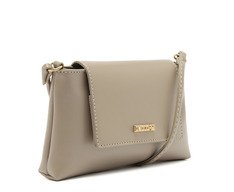 Bolsa Tiracolo Pequena Envelope Cinza