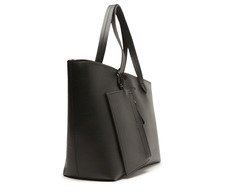 Bolsa Shopping Grande Com Pouch Preta