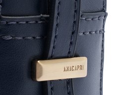 Bolsa Tiracolo Média Retangular Minimal Azul