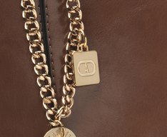 Bolsa Shopping Grande Madri Chaveiro Marrom