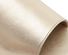 Rasteira Peep Toe Dourada