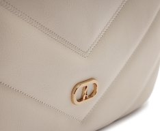 Bolsa Tiracolo Média Matelassê Zig Branca