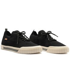 Tênis Knit Texturizado Alê Preto
