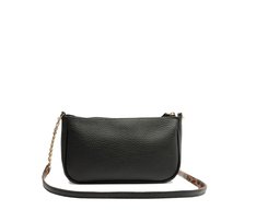 Bolsa Tiracolo Pequena Mix Preta