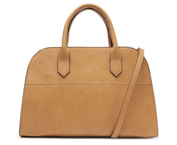 Bolsa Tote Grande Zíper Helena Bege