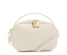 Bolsa Tiracolo Média Alça Redonda Branca