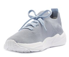 Tênis Sporty Malha Knit Cinza