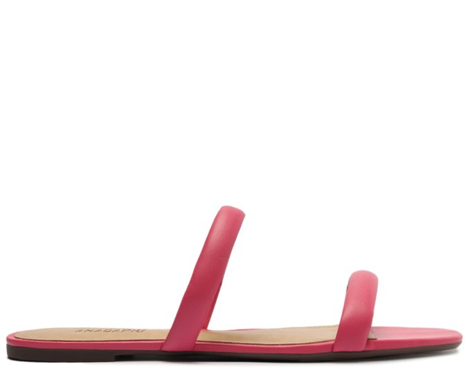 Rasteira Tira Tubular Rosa