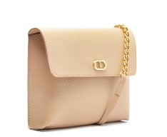 Bolsa Tiracolo Pequena Minimal Bege