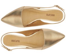 Sapatilha Slingback Classic Dourada