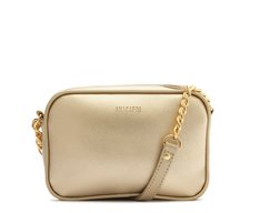 Bolsa Tiracolo Pequena Essencial Dourada