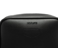 Bolsa Tiracolo Média Alça Bicolor Gorgurão Preta