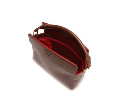 Bolsa Tiracolo Média Quadrada Marrom