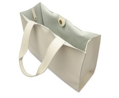 Bolsa Shopping Grande Com Necessaire Branca
