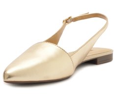 Sapatilha Slingback Classic Dourada