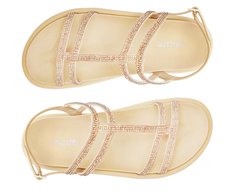 Papete Gladiadora Anatômica Glam Bege