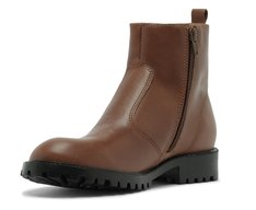 Bota Tratorada Couro Marrom Cinnamon