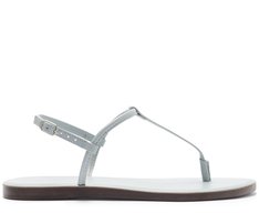 Sandália Slim Monocolor Azul Sea
