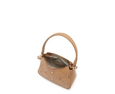 Bolsa Tiracolo Pequena Baguete Trendy Beats Bege