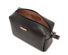 Bolsa Tiracolo Média Arredondada Preta