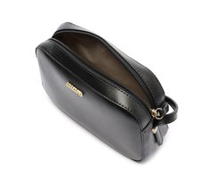 Bolsa Tiracolo Média Retangular Minimal Preta