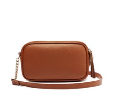 Bolsa Tiracolo Média New Corrente Marrom